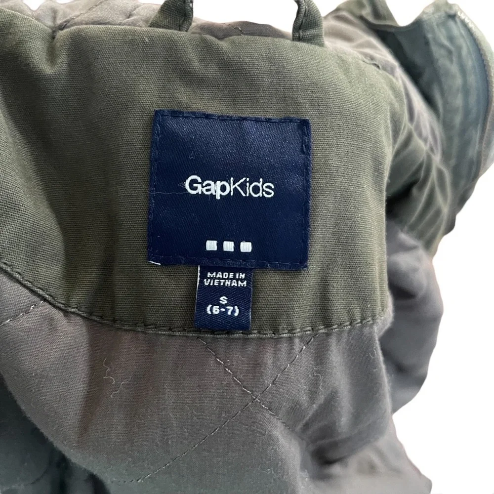 Gap Kids‎ Green Utility Winter Jacket Size: S(6-7)